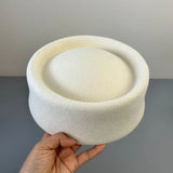 Boho Beret Hat - British Wool Felt Painter Hat
