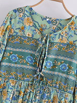 Gown Dress, Boho Maxi Dress, Loose Dress, Carina Rose in Purple