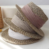 Boho Sun Beach Hat - French Salix Straw Beach Hat