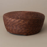 Boho Pillbox Hat - Natural Wheat Straw Beret Hat