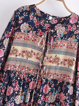 Gown Dress, Boho Maxi Dress, Loose Dress, Carina Rose in Purple