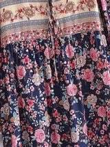 Gown Dress, Boho Maxi Dress, Loose Dress, Carina Rose in Purple