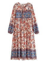 Gown Dress, Boho Maxi Dress, Loose Dress, Carina Rose in Purple