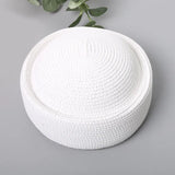 Boho Pillbox Hat - Summer Straw Fascinator Beret Hat