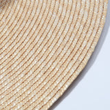 Beach Hats for Women - Summer Sun Hats with Strap - Boho Hat, Paper Straw Fedora Hat