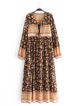 Gown Dress, Boho Maxi Dress, Loose Dress, Pink Mary Rose