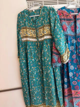 Gown Dress, Boho Maxi Dress, Loose Dress, Pink Mary Rose