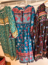 Gown Dress, Boho Maxi Dress, Loose Dress, Pink Mary Rose