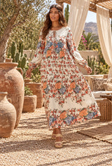 Terracotta Bloom cream floral editorial cover