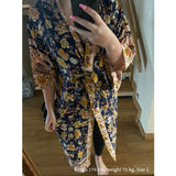 Boho Robe, Kimono Robe, Carina Rose Purple - Wild Rose Boho