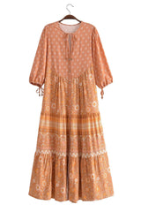 Gown Dress, Boho Maxi Dress, Loose Dress, Alyssa kamal