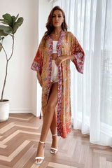 Boho Robe, Kimono Robe, Anna in Yellow Tiffany - Wild Rose Boho