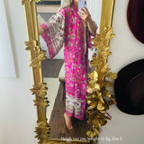 Boho Robe, Kimono Robe, Irma in Pink Berry - Wild Rose Boho