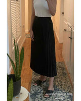 Boho Skirt, Hippie Skirts, Midi Pleated Skirt, Light Tone