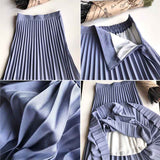 Boho Skirt, Hippie Skirts, Midi Pleated Skirt, Dark Tone