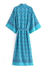 Boho Robe, Kimono Robe, Beach Cover up, Oceane Gem