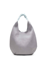 Boho Bag, Hobo Bags, Ruched Fabric Bag in White, Black, Brown