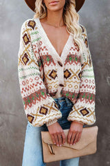 Boho Cardigan, Hippie Chunky Knitted Cardigan Cove, Fast Shipping