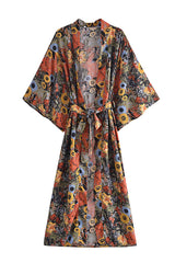 Boho Robe, Kimono Robe,  Beach Cover up, Vadoma