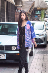 Boho Robe, Kimono Robe, Moon Light in Green - Wild Rose Boho