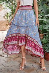 Boho Skirt, Maxi Skirt, Blue Aurelia - Wild Rose Boho