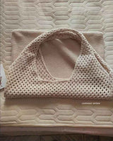 Boho Bag, Tote Bags, Crochet Tote, Knitted Shopper Handbags in Black, Beige, Brown and 10 colors