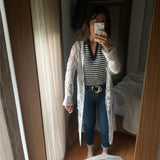 Beach Robe, Cover Up, Natalie in White Lace - Wild Rose Boho