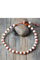 Boho Necklace, Chokers Pearl Knot