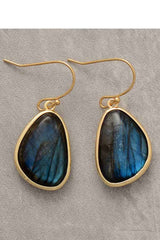 Boho Earrings, Dangle Earrings, Labradorite Dangle Earrings