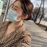 Boho Autumn Blazer, Vintage Plaid Blazer Xena in Black