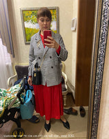 Boho Autumn Blazer, Vintage Plaid Blazer Wren