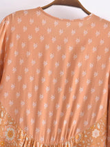 Boho Maxi Dress, Sundress, Dustry Romani Eulalie