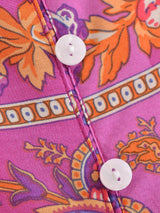 Boho Tops for Women, Boho Top for Women, Boho Blouse, Maryam in Orange, Green and Pink
