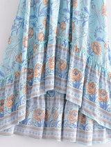 Boho Skirt, Hippie Skirts, Midi Skirt, Wild Rose in Pink Old Rose