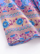 Boho Robe, Kimono Robe,  Beach Cover up, Short Robe, Claire in White, Green, Blue