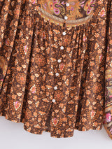 Boho Tops for Women, Boho Top for Women, Boho Blouse, Maryam in Orange, Green and Pink