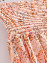 Boho Skirt, Hippie Skirts, Midi Skirt, Wild Rose in Blue, Pink, Smoke