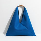 Boho Bag, Hobo Bags, Triangle Fabric Bag in Pink, Blue, Black, Green