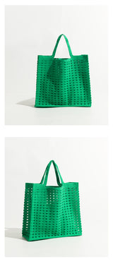 Boho Bag, Tote Bags, Crochet Tote Shopper Handbags in Pink, Blue, Black, Green