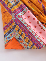Boho Robe, Kimono Robe, Beach Cover up, Orange Gypsy