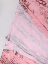 Boho Robe, Beach Cover up, Beach Robe, Black, Hoodie Robe Green Pink Tie Dye Print