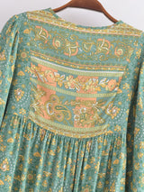 Boho Tops for Women, Boho Top for Women, Boho Blouse, Maryam in Orange, Green and Pink