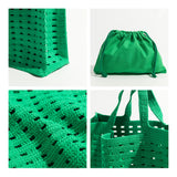 Boho Bag, Tote Bags, Crochet Tote Shopper Handbags in Pink, Blue, Black, Green
