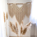 Boho Macrame Wall Hanging - Handcrafted Handwoven Tapestry - Bohemian Home Decor Axel