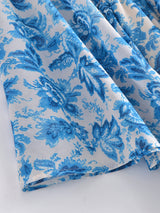 Boho Jumpsuit, Boho Romper, Playsuit,  Vintage Blue Rosewood