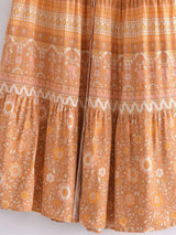 Boho Maxi Dress, Sundress, Dustry Romani Eulalie