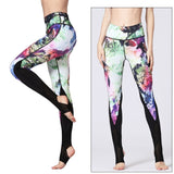 Yoga Legging, Yoga Pants, Boho Legging, Printed Tight, Blue Water