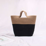 Boho Bag, Woven Straw Handbag, Tia Bag - Wild Rose Boho