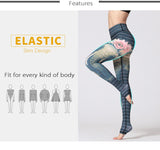 Boho Yoga Legging, Printed Tight, Bohemian Elephant in Gypsy Green - Wild Rose Boho