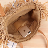 Boho Bag, Woven Straw Handbag, Rosalyn Tote - Wild Rose Boho